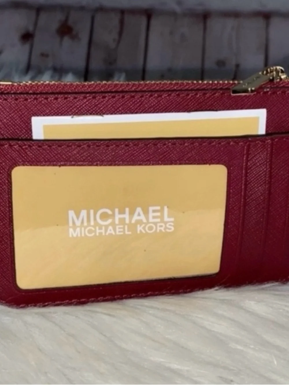 Michael Kors CARMEN Pouchette/JET SET TRAVEL TZ Coinpouch 2pc Set